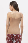 Floret Cotton Camisole (Pack of 2) - Peach Nude — thumbnail 3